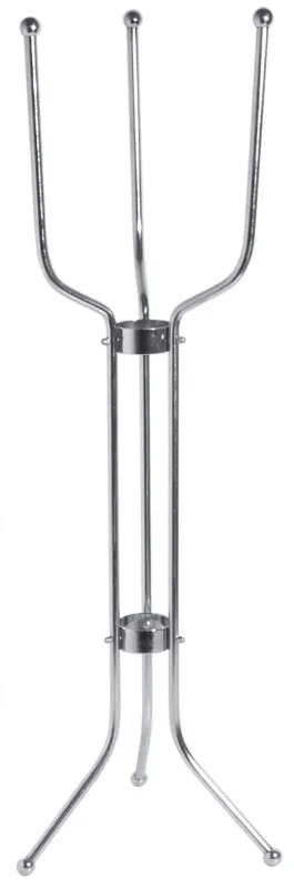 Champagne cooler stand, chrome-plated steel tube, H: 71 cm