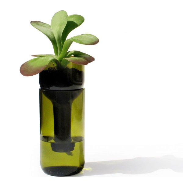 Self-watering flower pot green from Side by Side - Erkmann
