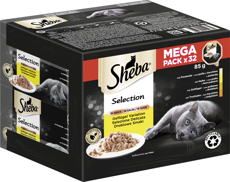 Sheba Selection in Sauce Geflügel Variation Megapack