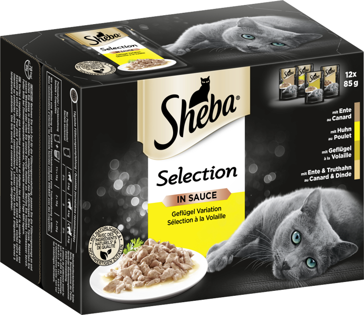Sheba Selection in Sauce Geflügel Variation Multipack