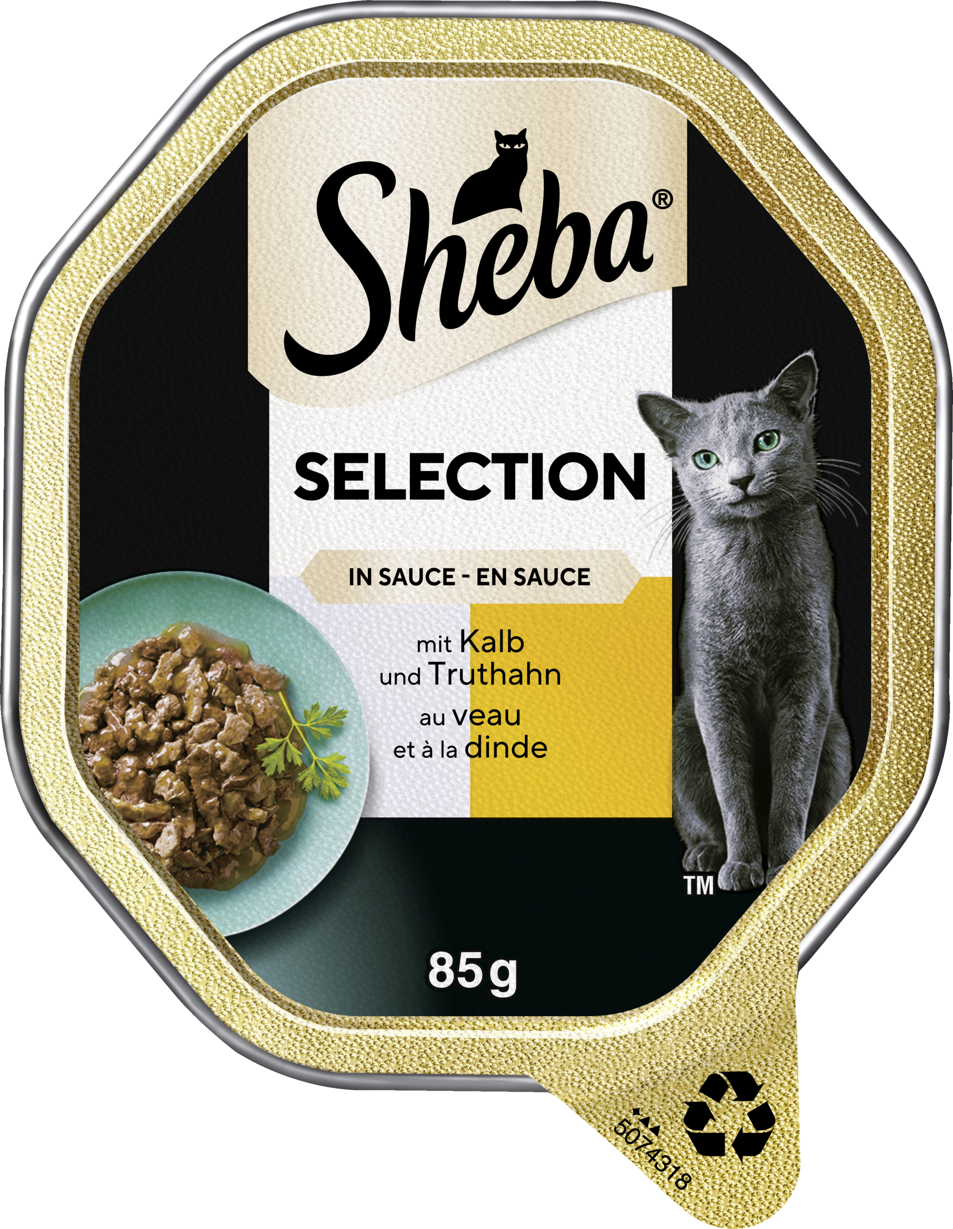 Sheba Selection in sauce with veal & turkey in sauce