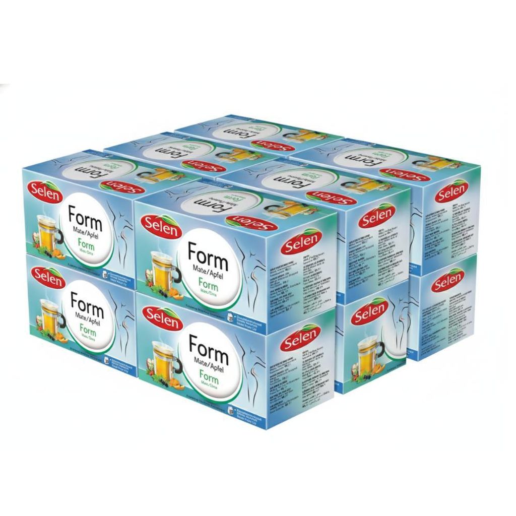 Sellen SELENIUM Form Mate/Apple, 20 x 2g Individually wrapped tea bags – 40g – 12 packs