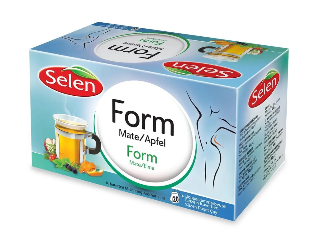 Sellen SELENIUM Form Mate/Apple, 20 x 2g Individually wrapped tea bags - 40g