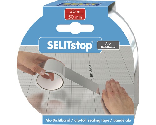 Selit SELITstop® aluminum sealing tape 50m self-adhesive