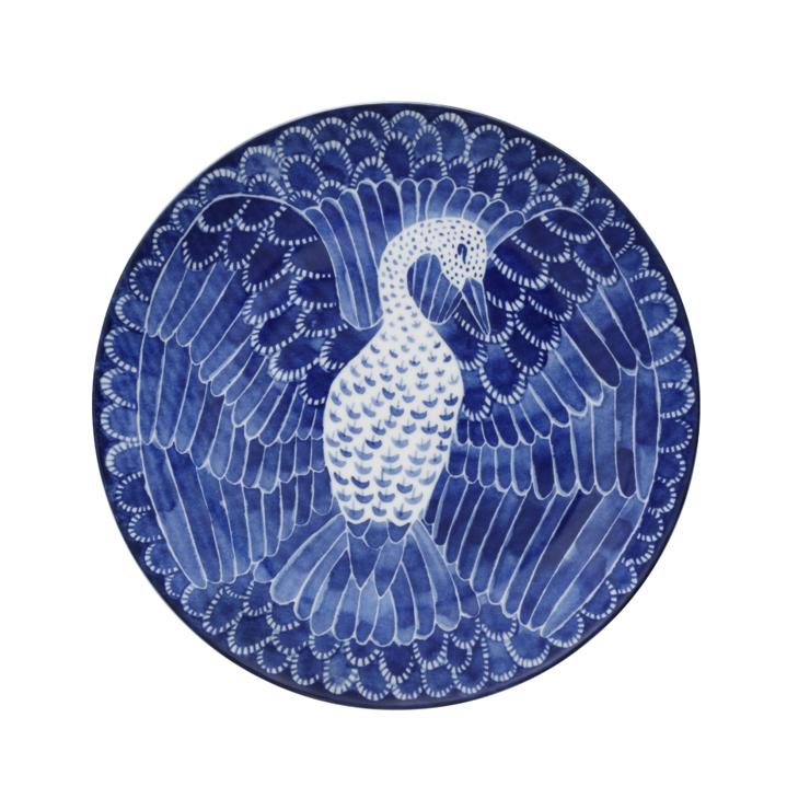 gotefors-porslin Selma Plate Bird Ø 21Cm