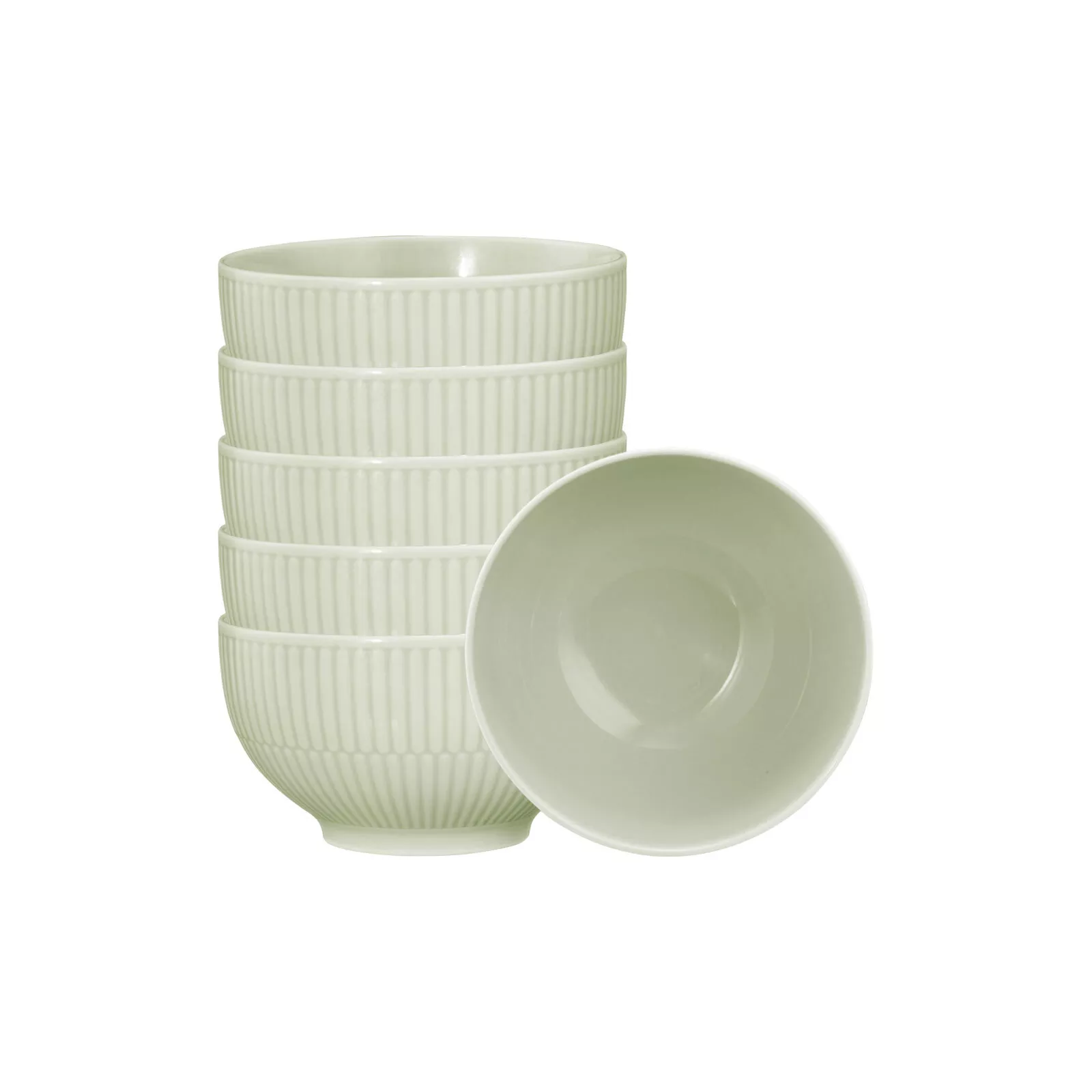 Seltmann Weiden CAPPUCCINO BOWLS Amina Celadon 400 ml 6-piece set