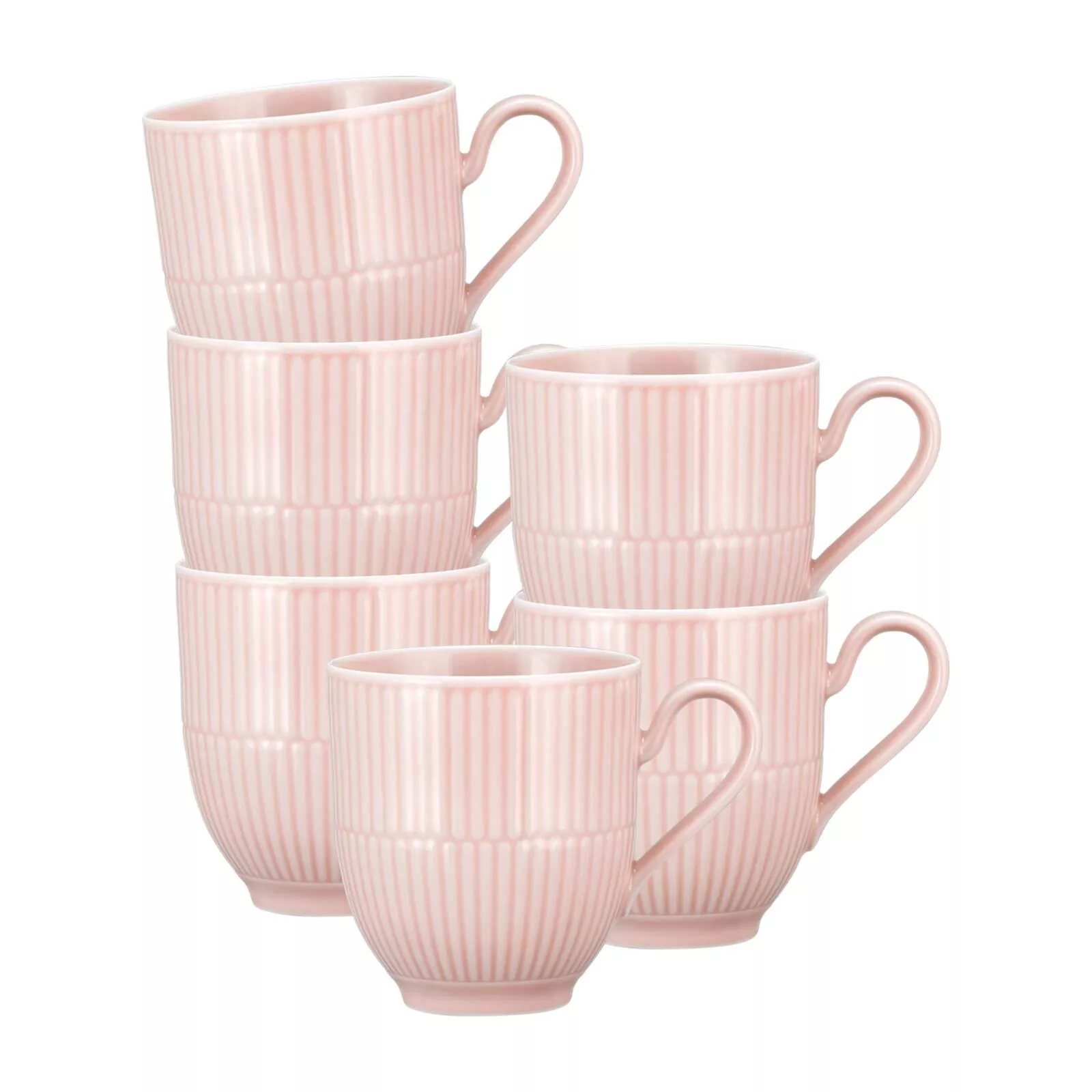 Seltmann Weiden HANDLE MUG Amina Rosé 0.36 l set of 6