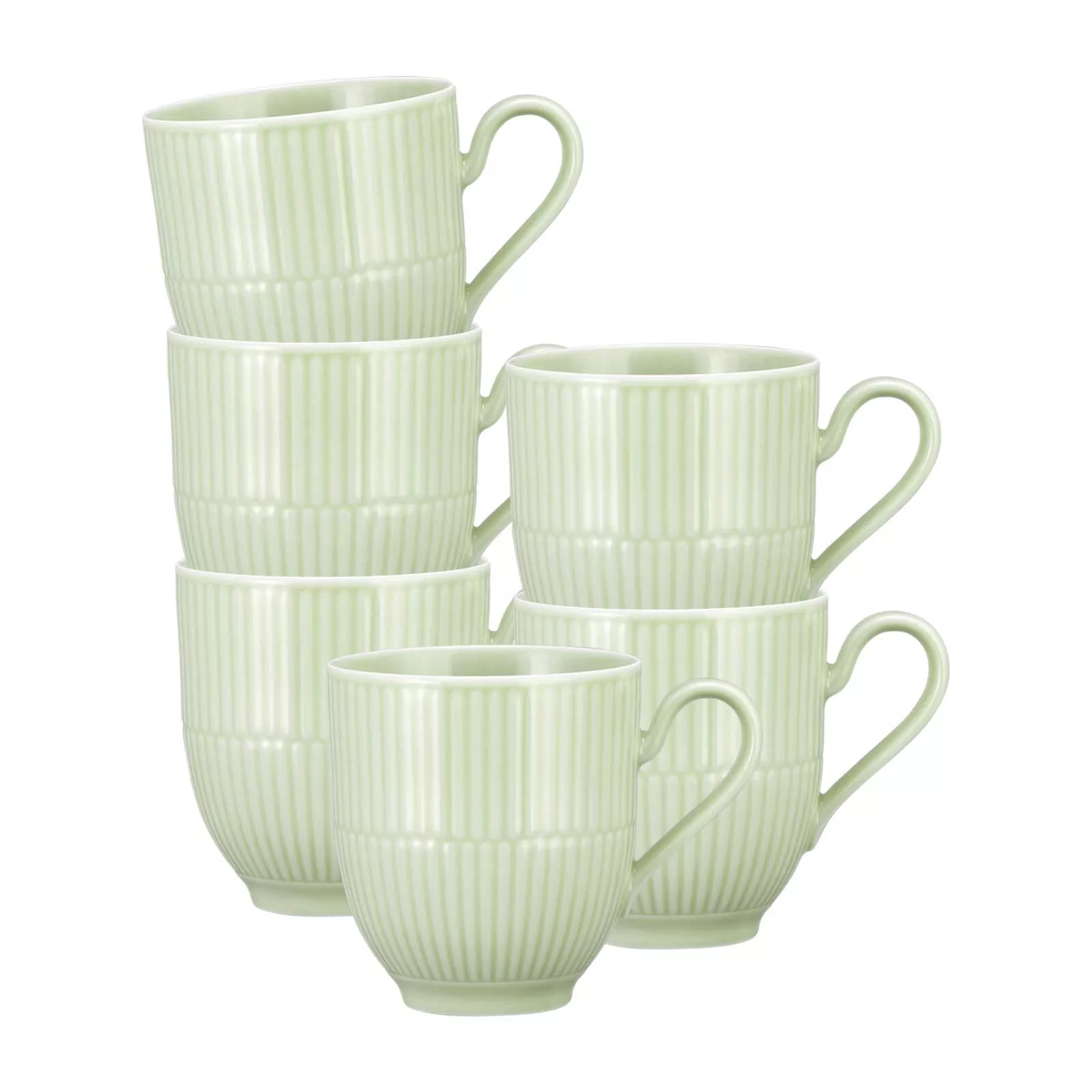 Seltmann Weiden Mug Amina Celadon 0.36 l 6-piece set