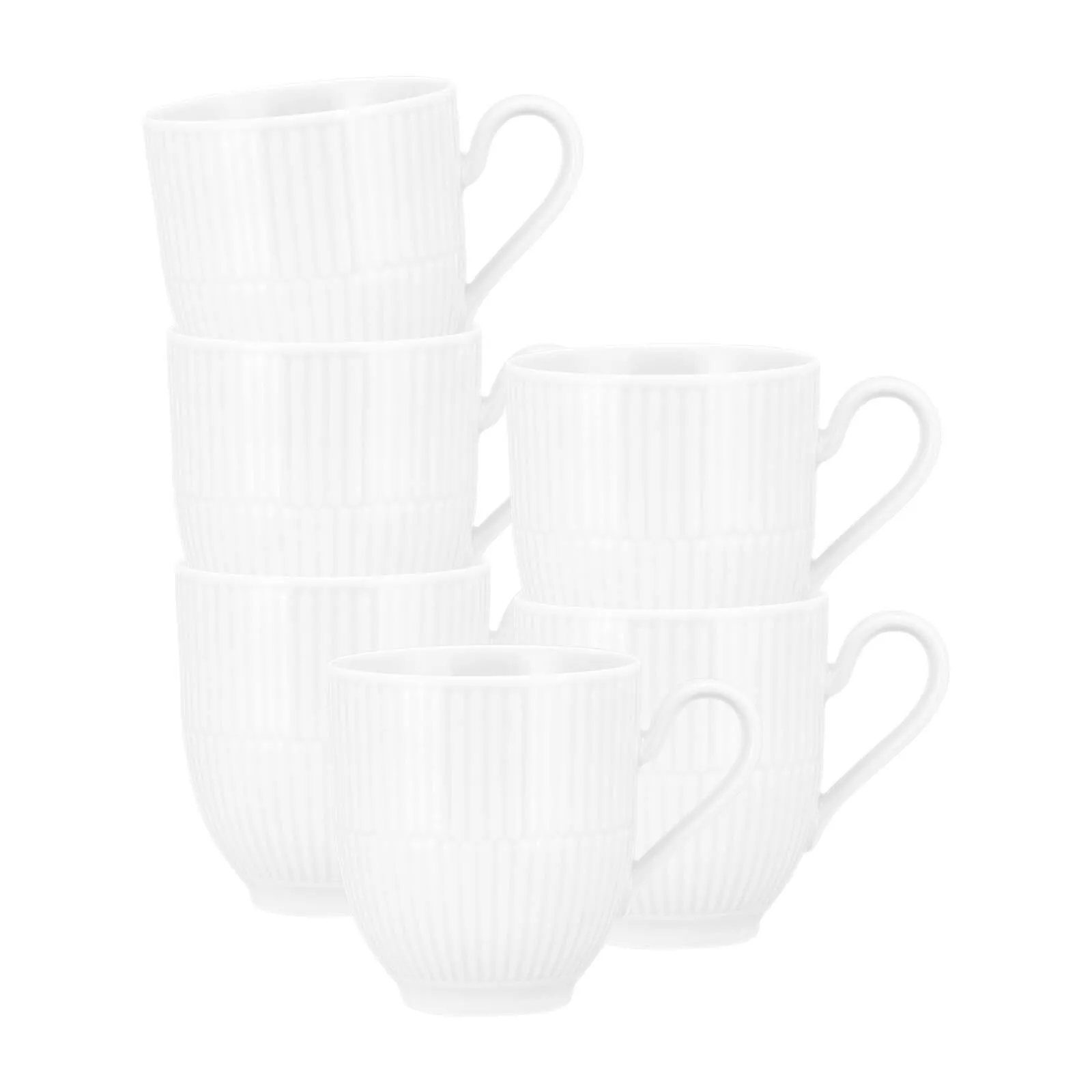 Seltmann Weiden Mug Amina White 0.36 l 6-piece set