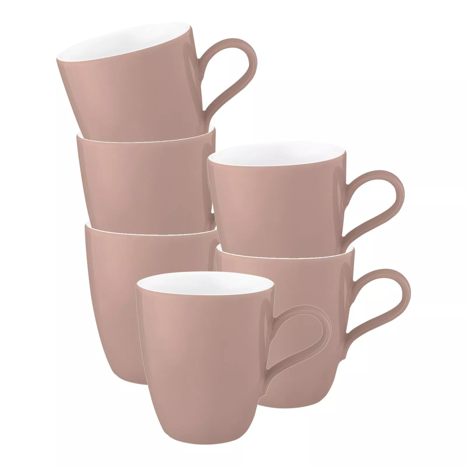 Seltmann Weiden Mug Life Fashion Posh Rose 400 ml 6-piece set
