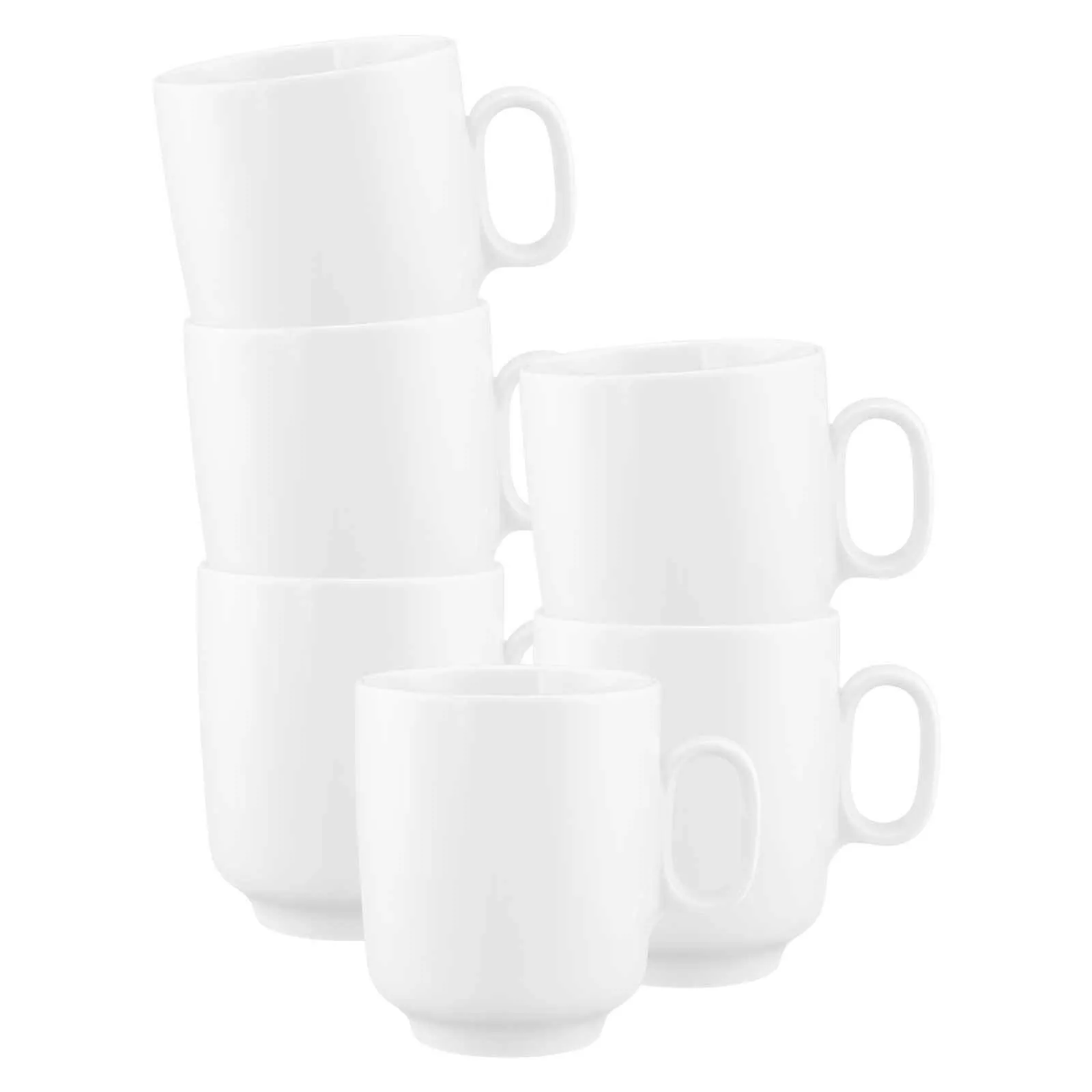 Seltmann Weiden Sento Home white mugs, 400 ml, set of 6