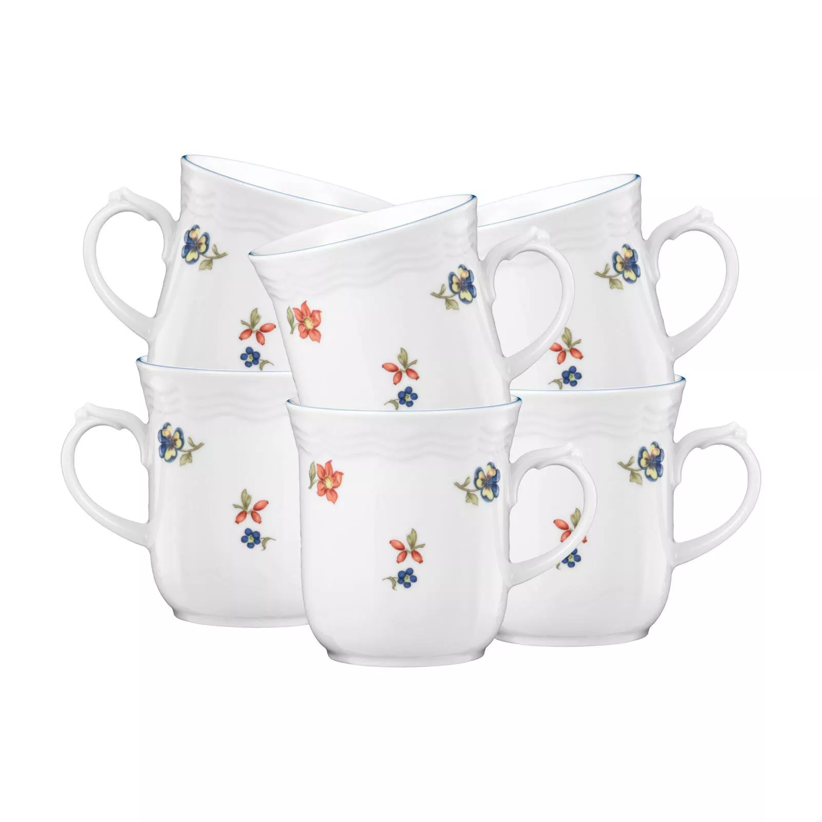 Seltmann Weiden Mug Sonate Nostalgie white 290 ml 6-piece set