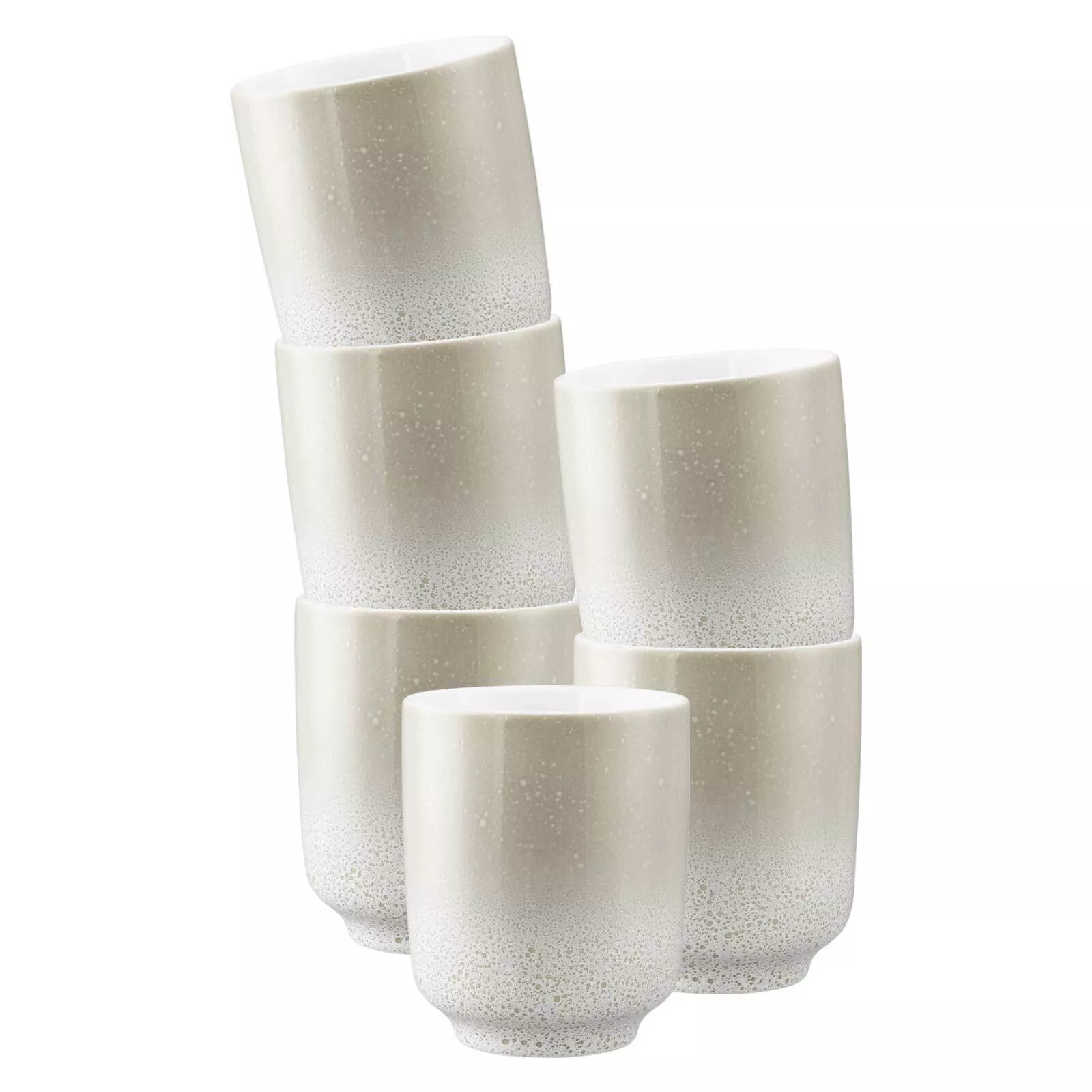 Seltmann Weiden COFFEE MUG WITHOUT HANDLE Sento Home Aura cream 400 ml 6-piece set