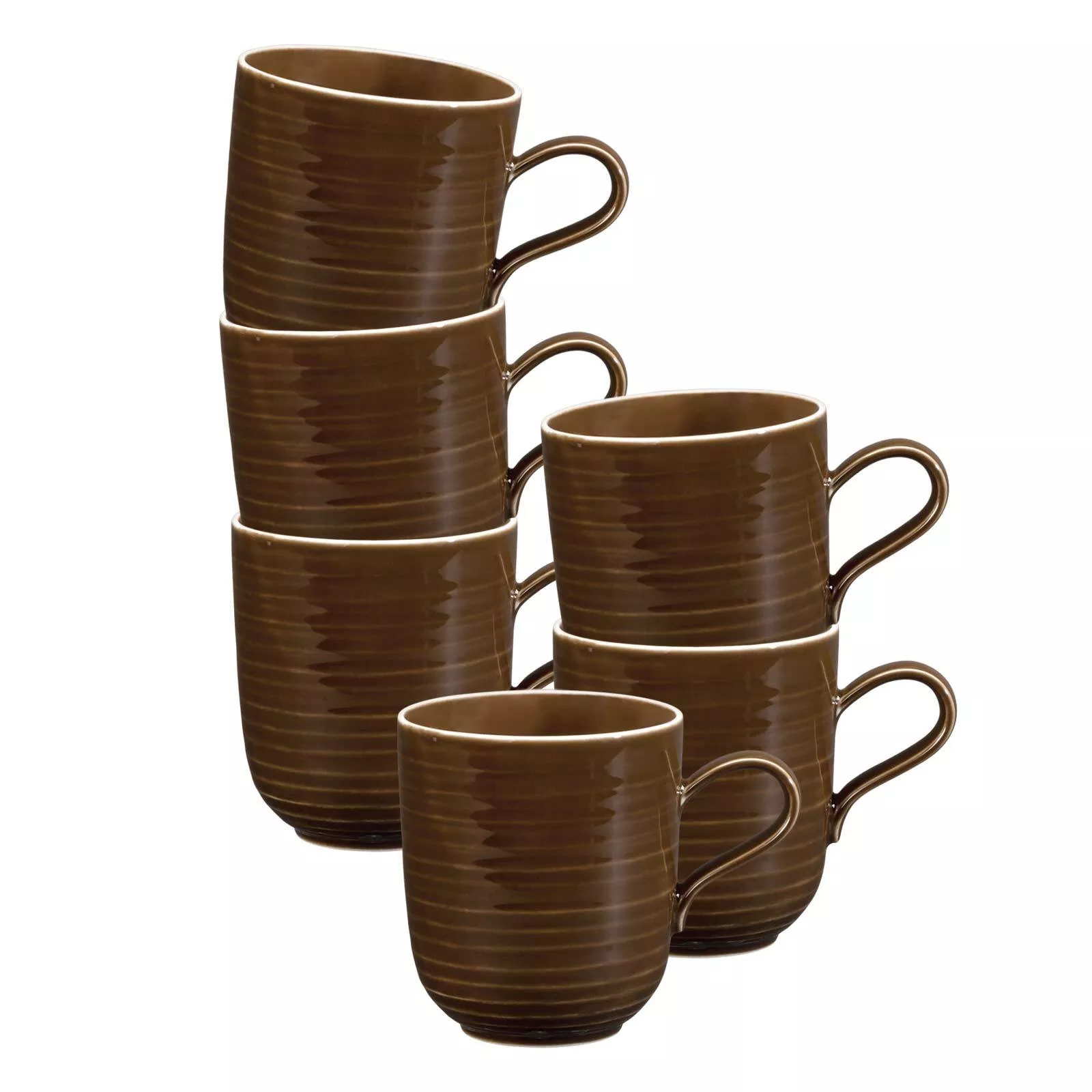 Seltmann Weiden Coffee Mug Terra Earth Brown 400 ml 6-piece set