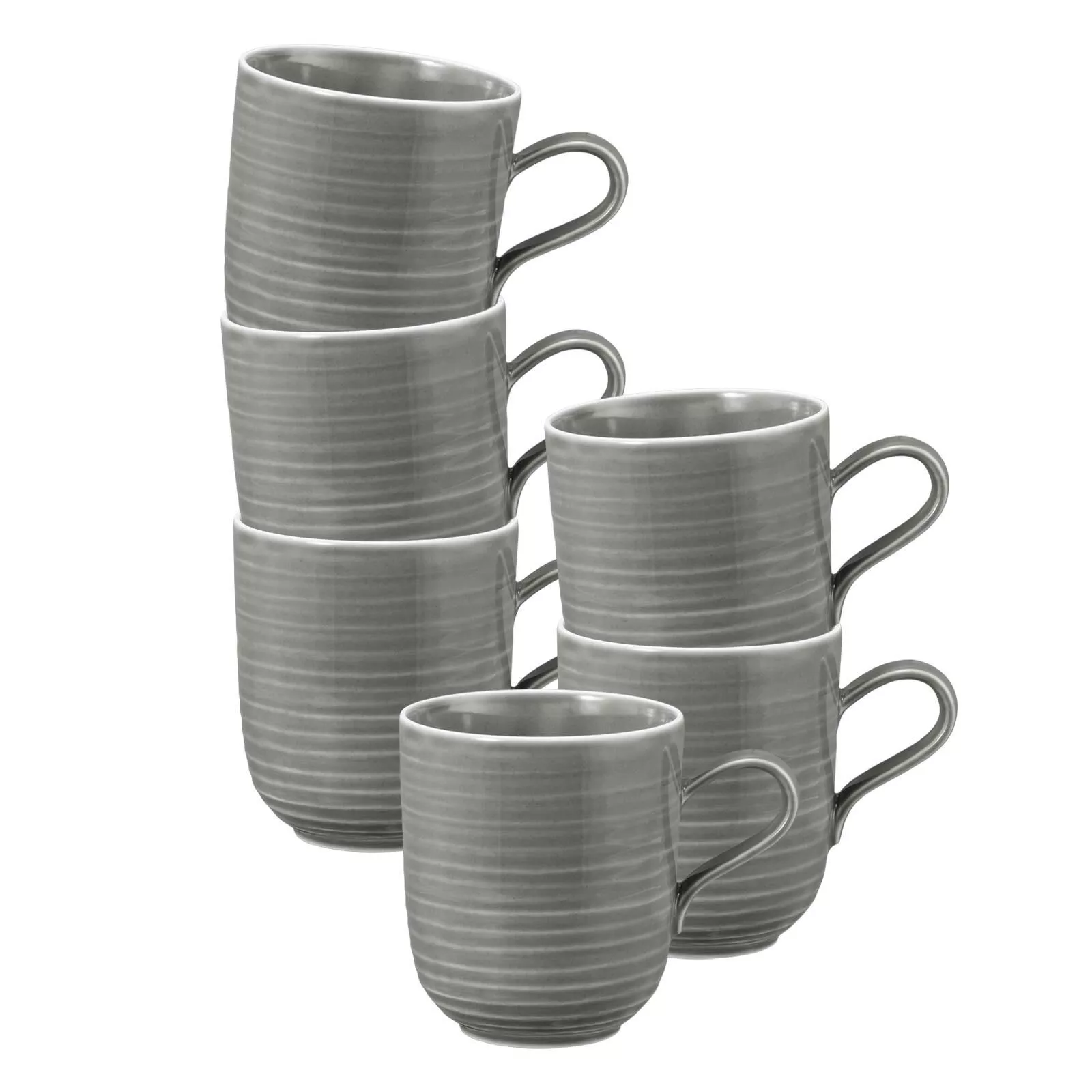 Seltmann Weiden Coffee Mug Terra Pearl Grey 400 ml 6-piece set