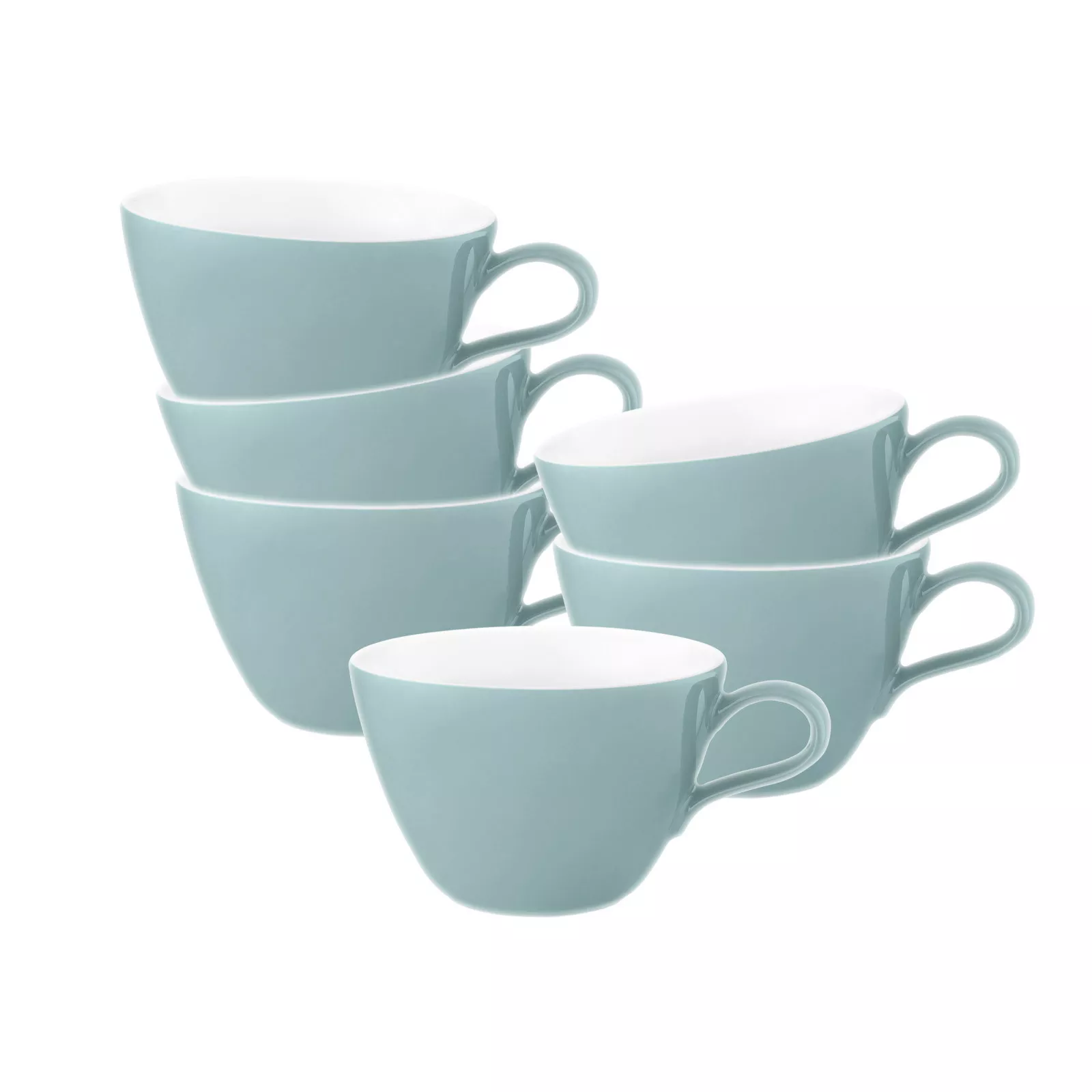 Seltmann Weiden Milk Coffee Cups Life Fashion Green Chic 370 ml 6-piece set