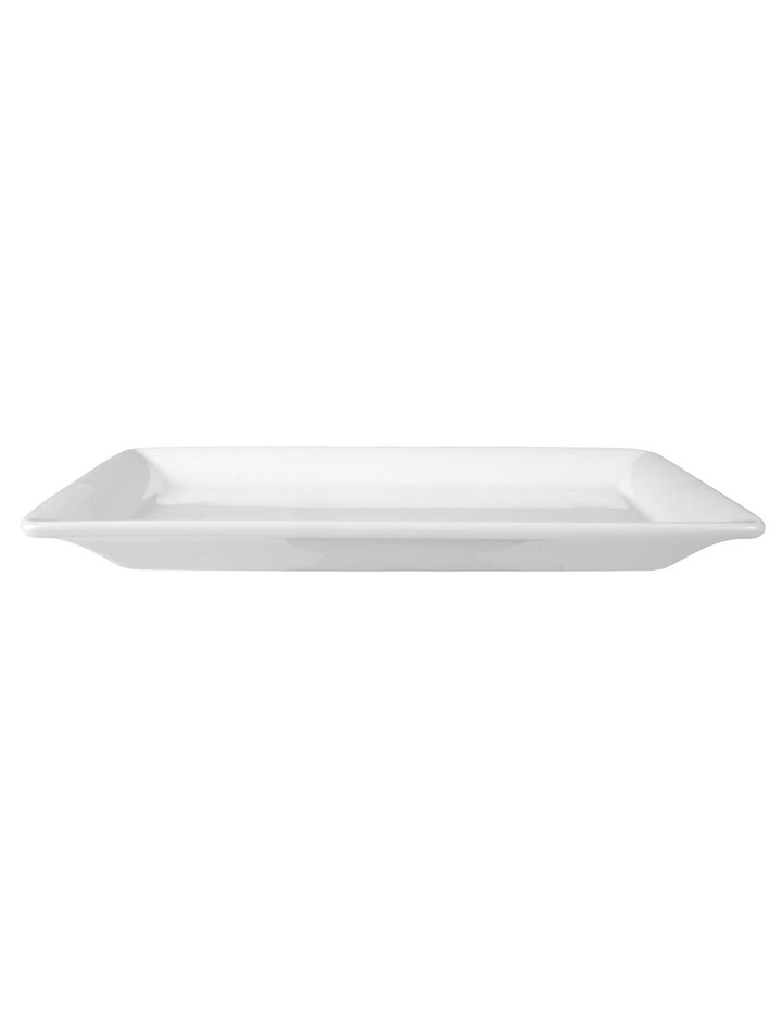 Seltmann Weiden Plate 5140 25X14 Cm Buffet-Gourmet White 00006