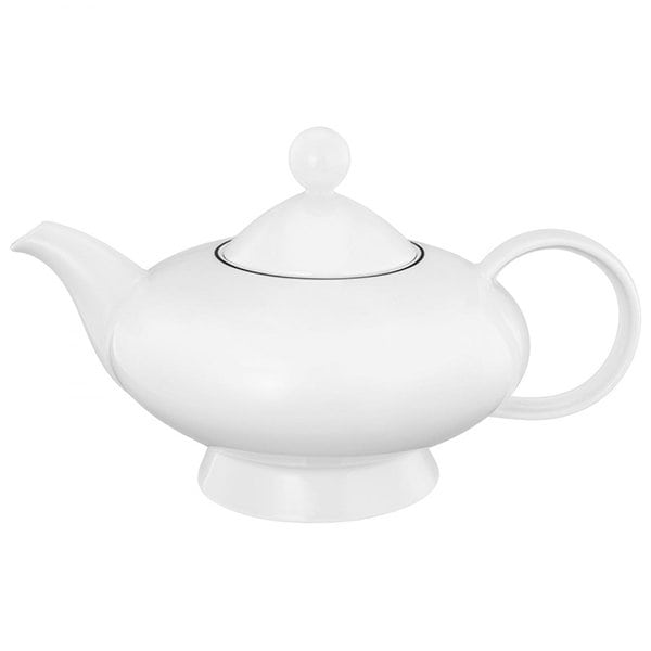 Seltmann Weiden teapot Lido Black Line white (1.25l)