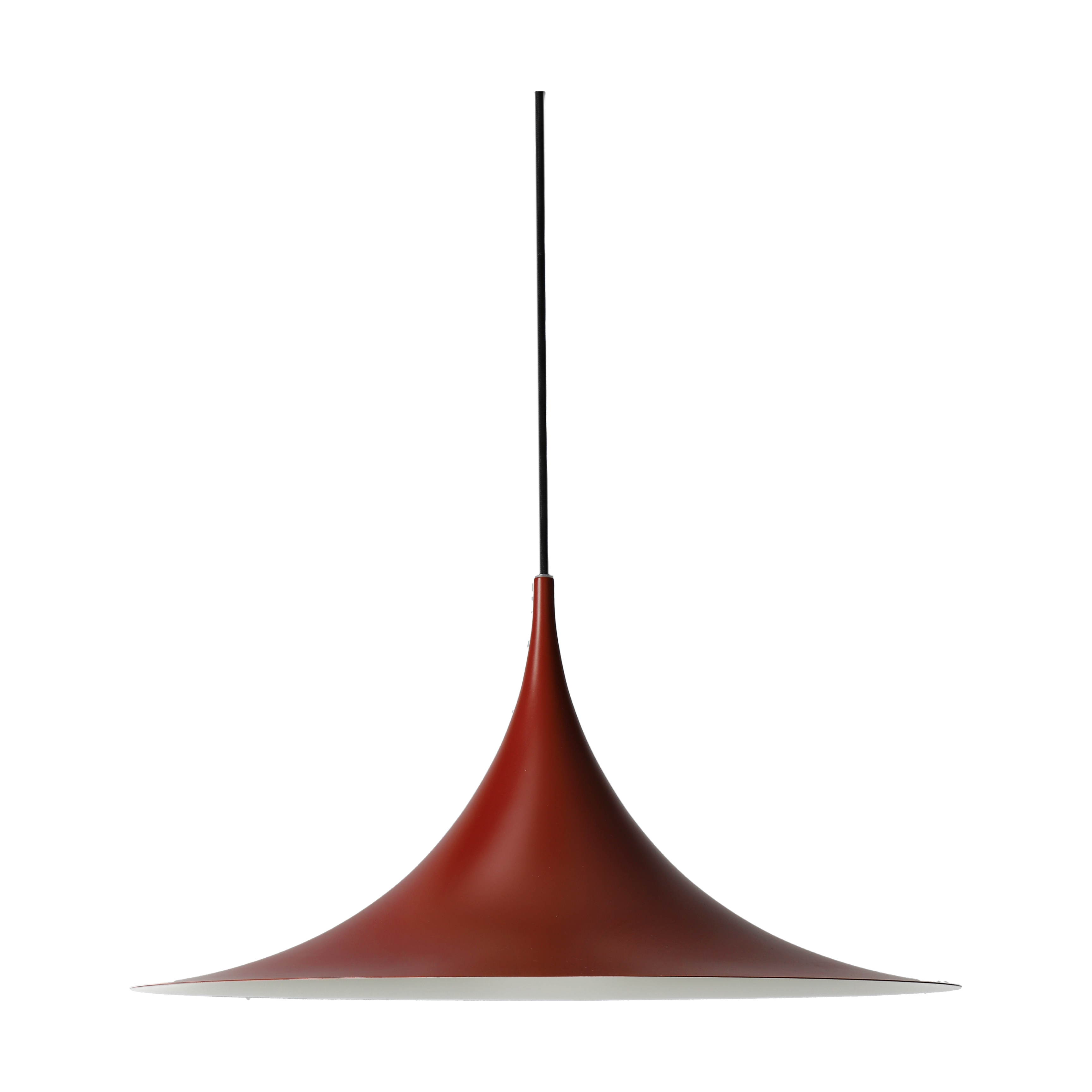 gubi Semi Pendant Lamp Ø 47cm, Special Edition Auburn Red semi matt
