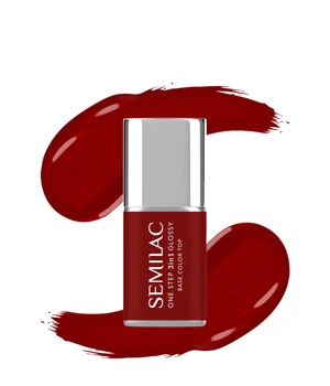 Semilac 3in1 One Step Glossy, S575 Dark Red