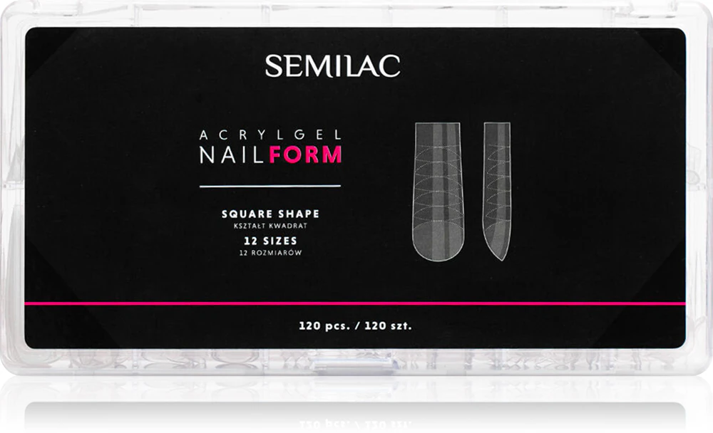 Semilac Accessories Acrylic Gel Nail Form Stencils for Nails