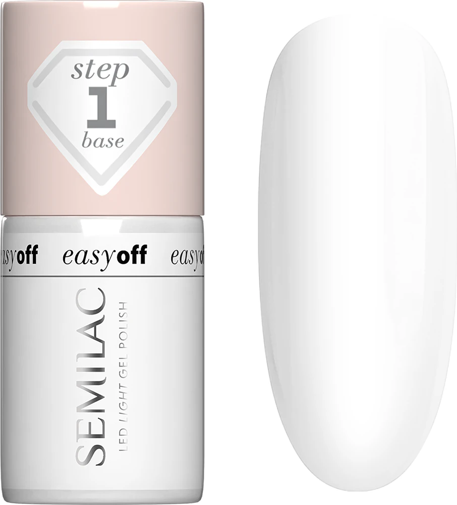 Semilac Easy Off Step 1 Base Coat for Gel Nails, 7 ml