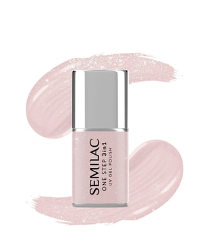 Semilac One Step 3in1 UV Gel Polish S259 Naked Glitter Beige