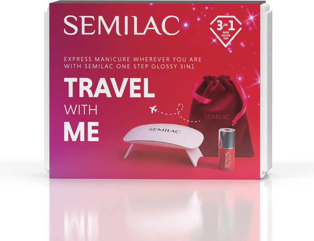 Semilac Set Travel With Me travel set for nails