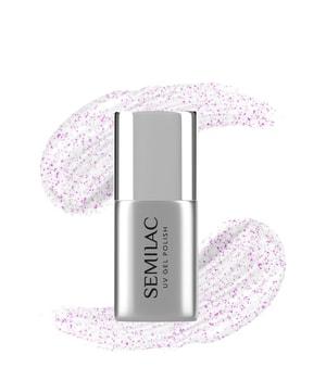 Semilac Top T17 No Wipe UV Gel Polish Sparkling Pink