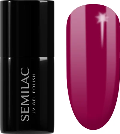 Semilac UV Hybrid Allure gel nail polish Farbton 028 Classic Wine 7 ml