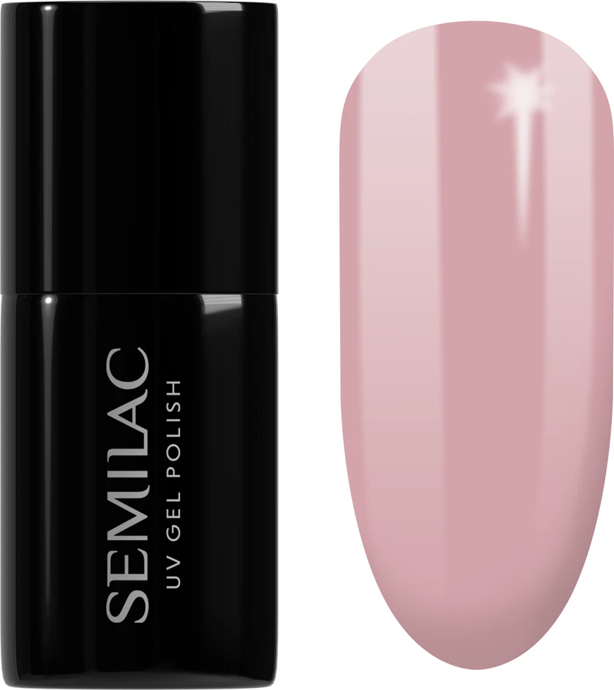 Semilac UV Hybrid Allure gel nail polish Farbton 004 Classic Nude 7 ml