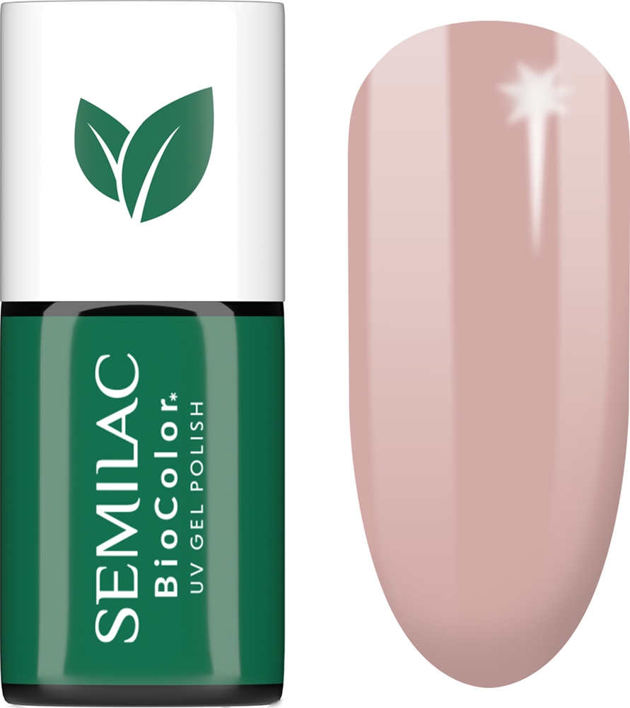 Semilac UV Hybrid BioColor Gel Nail Polish for UV/LED Lamp Farbton 715 Yoga On Sand 7 ml