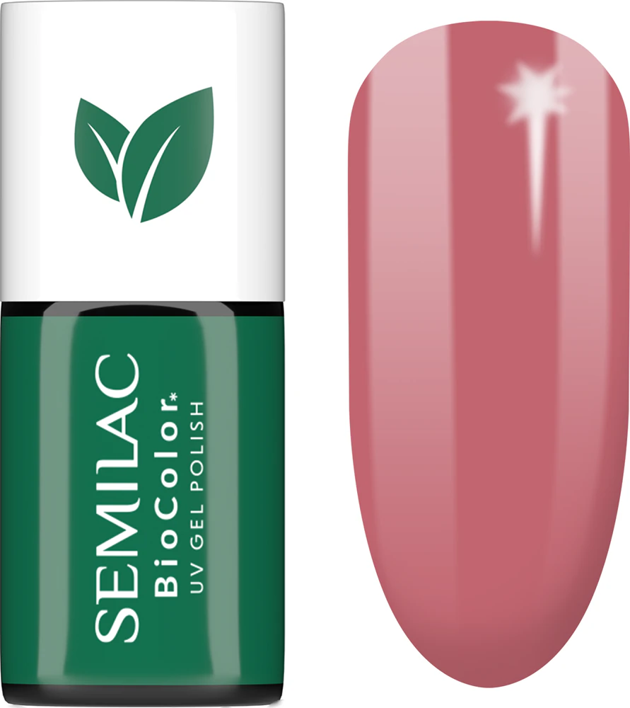 Semilac UV Hybrid BioColor Gel Nail Polish for UV/LED Lamp Farbton 717 Rose Pink Meadow 7 ml