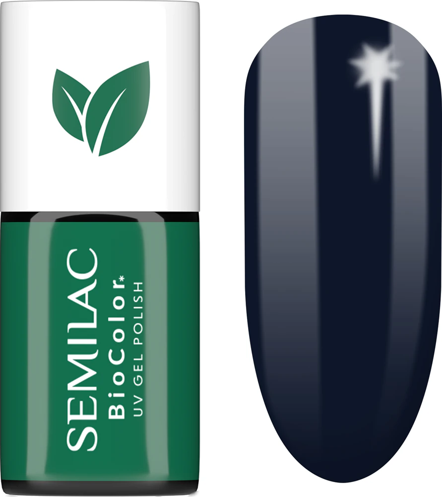 Semilac UV Hybrid BioColor Gel Nail Polish for UV/LED Lamp Farbton 725 Dark Berry 7 ml