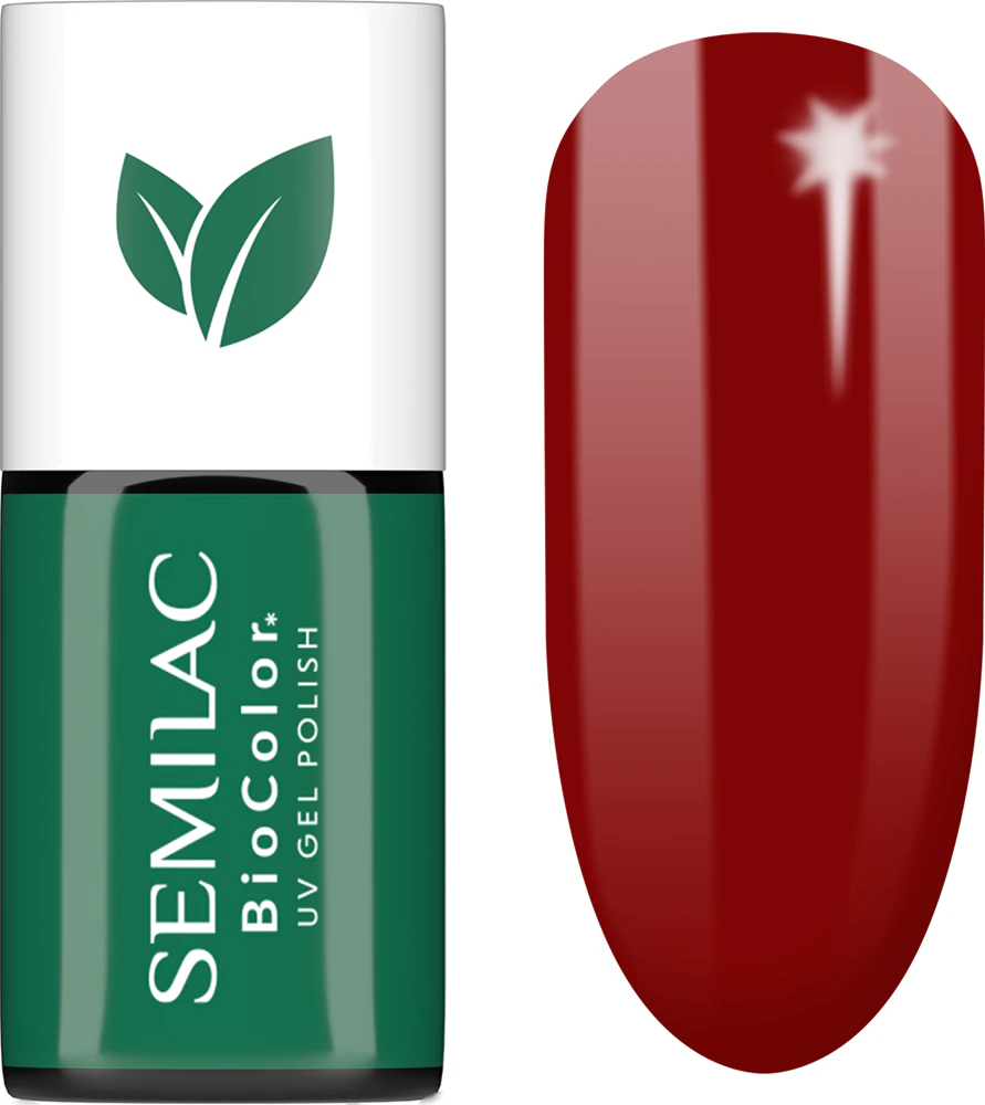 Semilac UV Hybrid BioColor Gel Nail Polish for UV/LED Lamp Farbton 721 Red Roses 7 ml