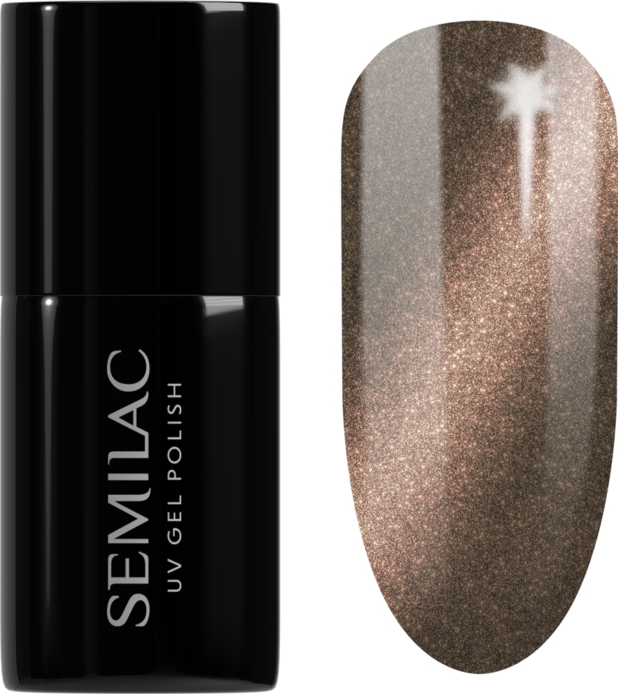 Semilac UV Hybrid Brides Babes Gel Nail Polish for UV/LED Lamp Farbton 488 The Chic One 7 ml