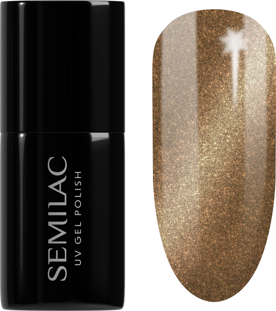 Semilac UV Hybrid Brides Babes Gel Nail Polish for UV/LED Lamp Farbton 487 The It Girl 7 ml