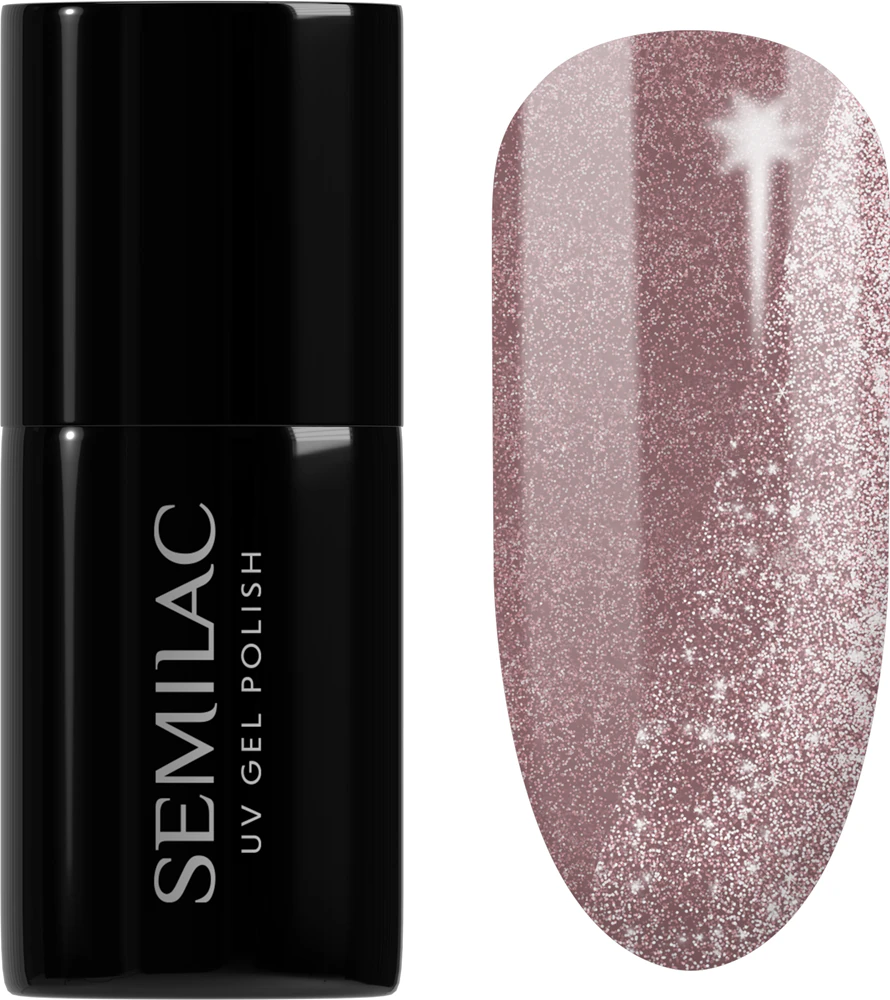Semilac UV Hybrid Day and Night Gel Nail Polish for UV/LED Lamp Farbton 395 Dawn Till Dusk 7 ml