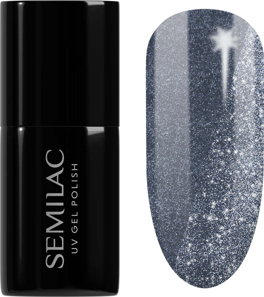 Semilac UV Hybrid Day and Night Gel Nail Polish for UV/LED Lamp Farbton 398 Classy & Sassy 7 ml