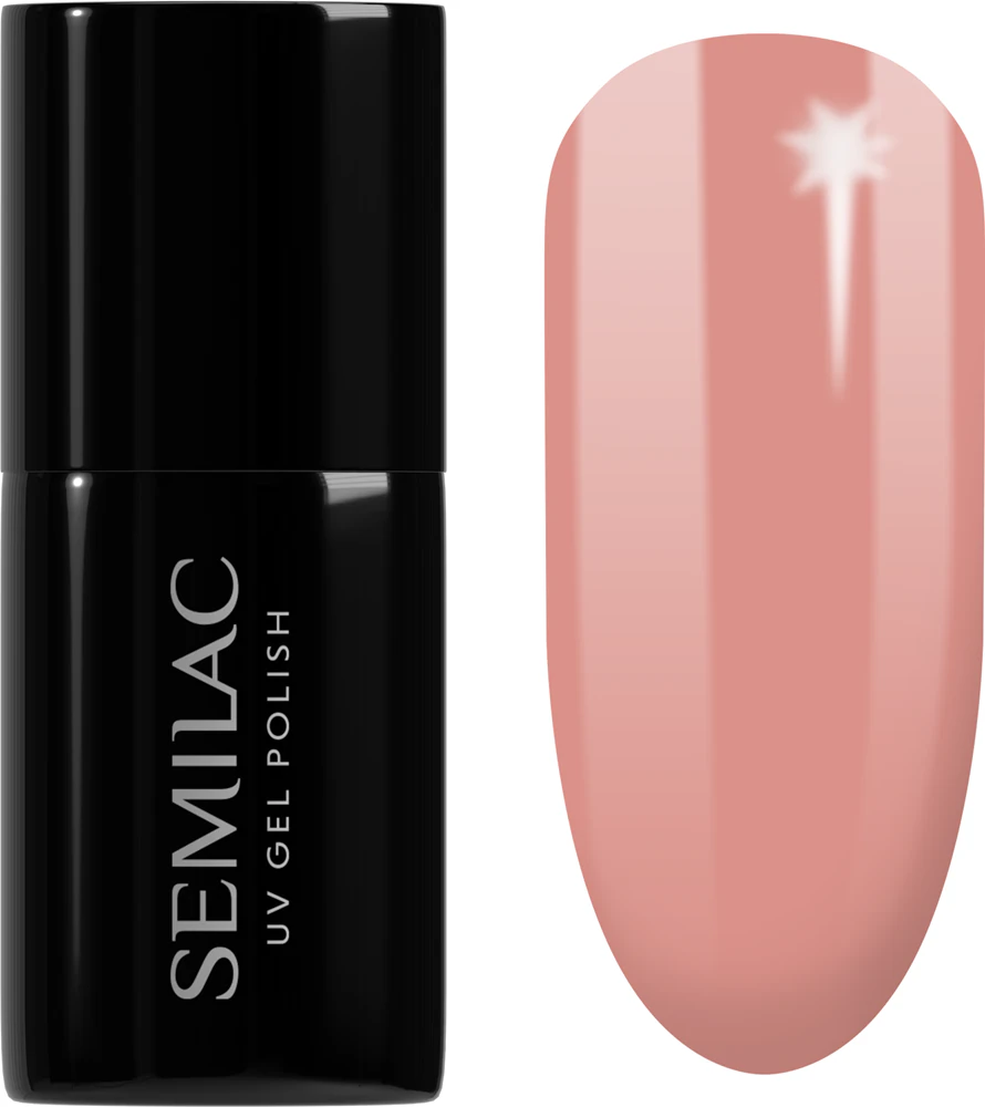 Semilac UV Hybrid Extend 5in1 gel nail polish Farbton 801 Soft Beige 7 ml