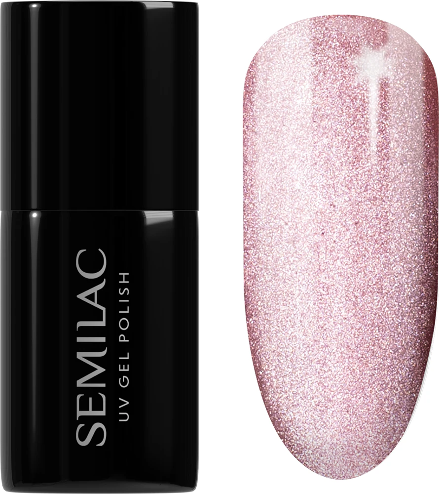 Semilac UV Hybrid Gloss GALA gel nail polish for UV/LED lamp Farbton 663 Blush Gloss 7 ml