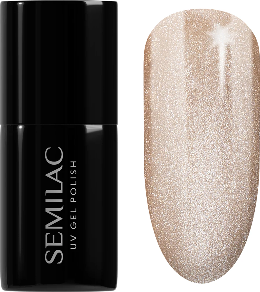Semilac UV Hybrid Gloss GALA gel nail polish for UV/LED lamp Farbton 661 Linen Gloss 7 ml