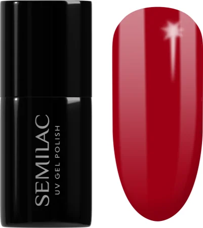 Semilac UV Hybrid Hottie Gel Nail Polish Farbton 027 Intense Red 7 ml