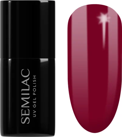 Semilac UV Hybrid Hottie Gel Nail Polish Farbton 071 Deep Red 7 ml
