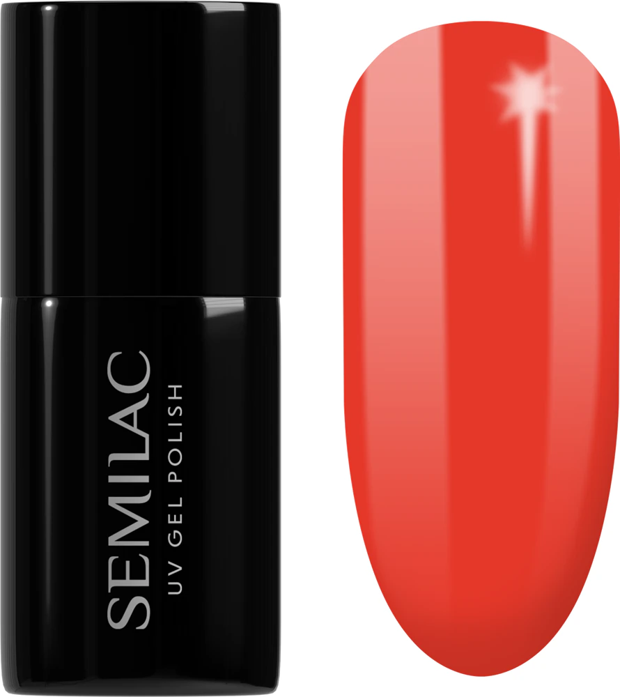 Semilac UV Hybrid Hottie Gel Nail Polish Farbton 039 Sexy Red 7 ml