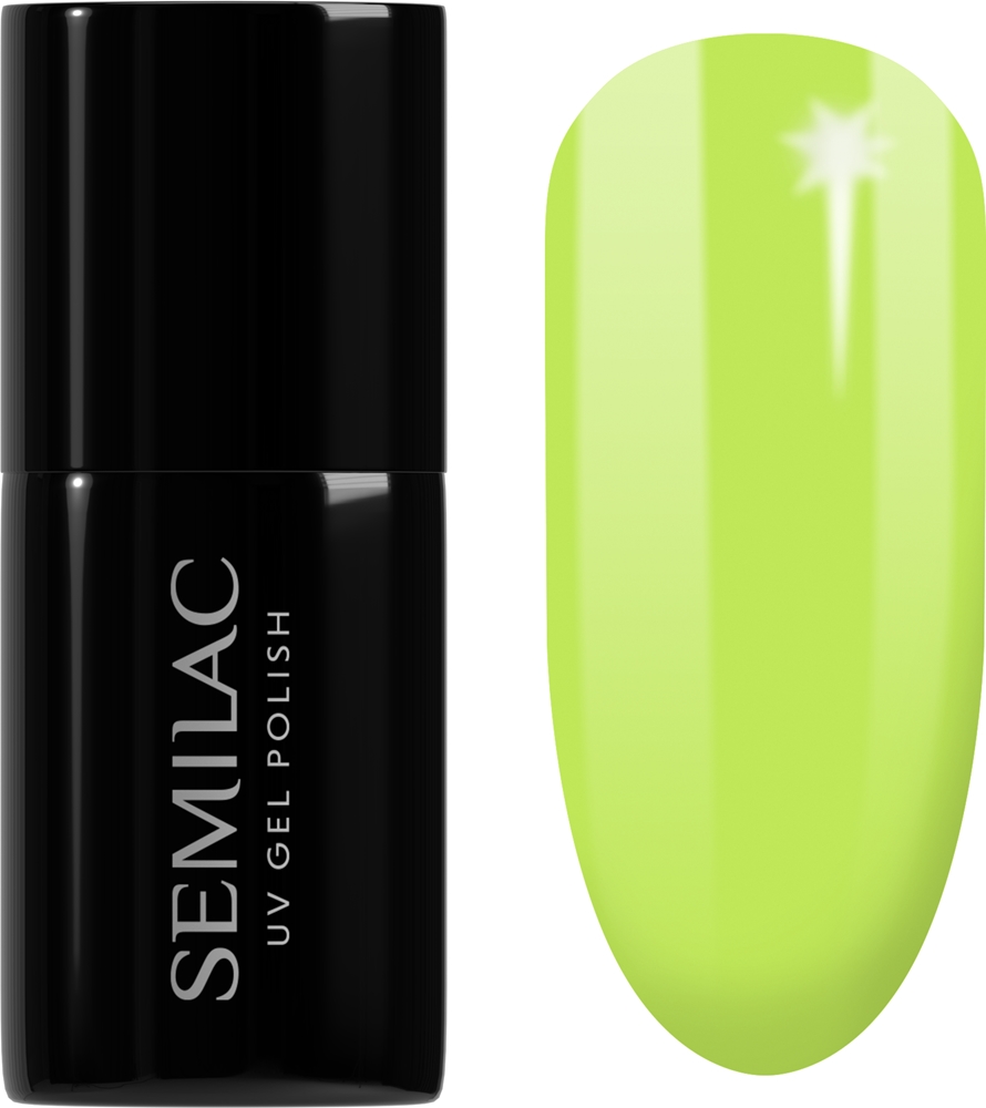Semilac UV Hybrid Pastelowe Neony Gel Nail Polish for UV/LED Lamp Farbton 7 ml