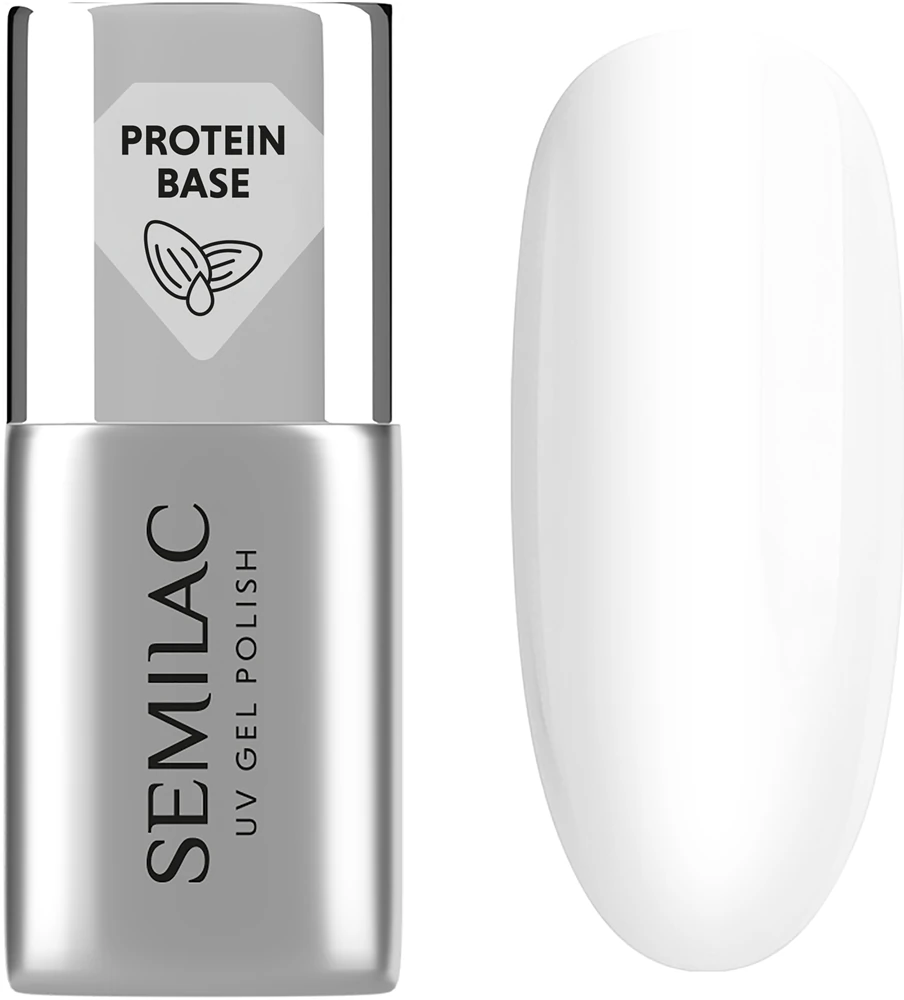 Semilac UV Hybrid Protein Extend Base Gel Polish for extended fingernails