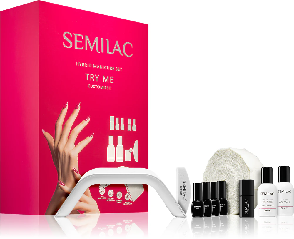 Semilac UV Hybrid Try Me Set for the perfect manicure