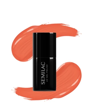 Semilac UV nail polish, 934 Bittersweet Orange