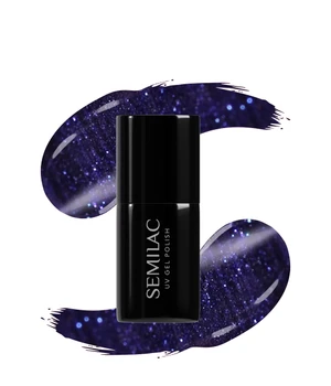Semilac UV nail polish, 937 Midnight Fever